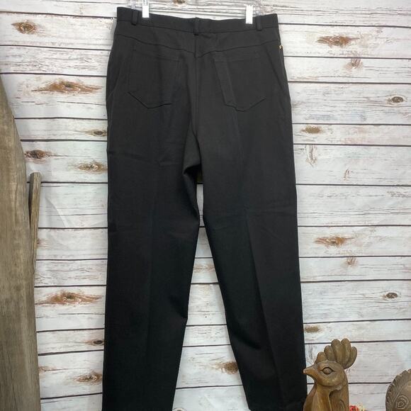 Jacobson's Black 5 Pocket Stretch Jean Pants 14 #102 Zipper Fly NWT - Picture 1 of 11